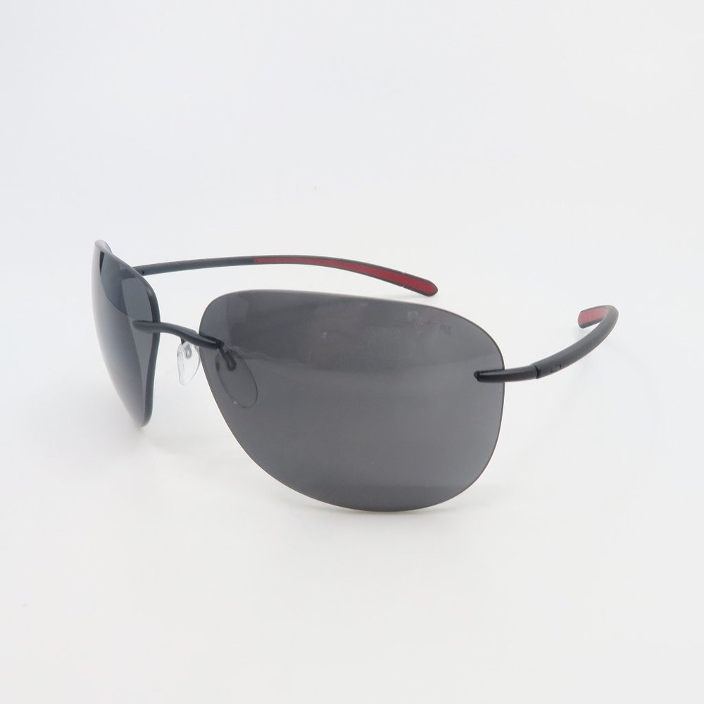 Silhouette BAYSIDE 8729 75 9140 Black/Black Dark Grey Polarized New Sunglasses. - Picture 4 of 10